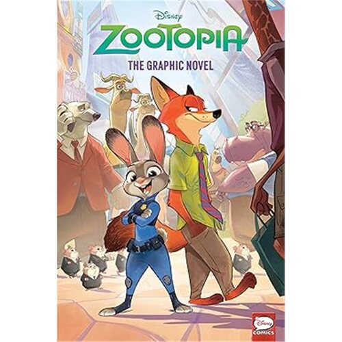 现货 迪士尼疯狂动物城：全彩漫画小说 儿童读物 英文原版 Disney Zootopia: The Graphic Nove 朱迪 尼克 平装 9780736445757