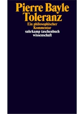 预订【德语】Toleranz:Ein philosophischer Kommentar