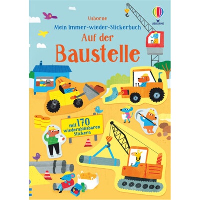 预订【德语】 Mein Immer-wieder-Stickerbuch: Auf der Baustelle[9781789415513]