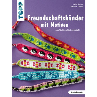 预订【德语】Freundschaftsbänder mit Motiven:aus Wolle selbst geknüpft