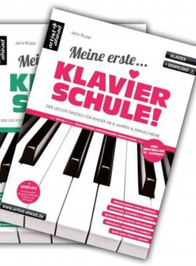 预订【德语】 Meine erste Klavierschule / Meine zweite Klavierschule, 2 Bde.:Der leicht