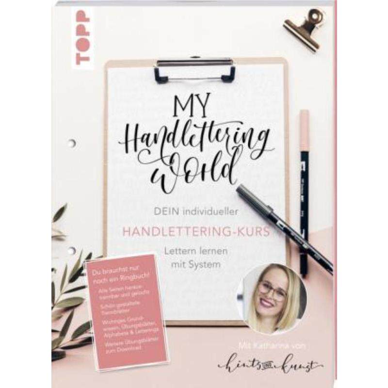 预订不退不换德语 My Handlettering World: Dein individueller Handlettering-Kurs:Lettern lernen mit Sy