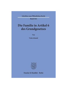 预订【德语】Die Familie in Artikel 6 des Grundgesetzes.: