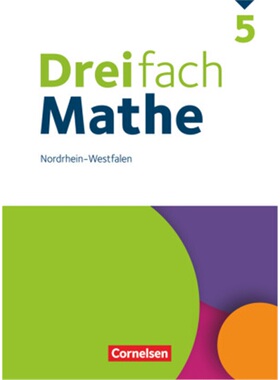 预订【德语】 Dreifach Mathe - Nordrhein-Westfalen - Ausgabe 2020 - 5. Schuljahr[9783060437283]