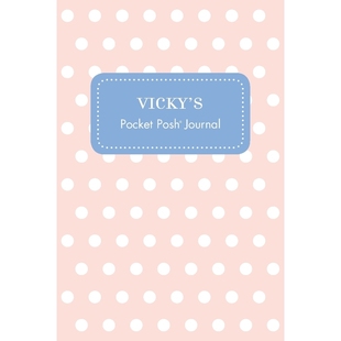 Posh Journal Polka 按需印刷Vicky 9781524829810 Pocket Dot