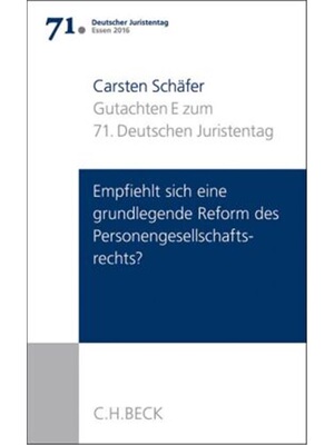 预订【德语】Gutachten Teil E: Empfiehlt sich eine grundlegende Reform des