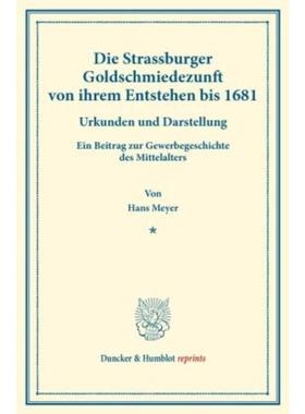 预订【德语】 Die Strassburger Goldschmiedezunft von ih