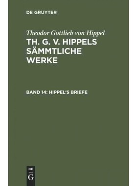按需印刷DEG Hippel s Briefe[9783110076608]