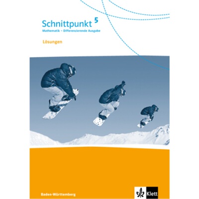 预订不退不换德语 Schnittpunkt Mathematik 5. Differenzierende Ausgabe Baden-Württemberg[9783127443530]