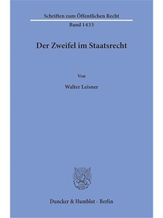 预订【德语】Der Zweifel im Staatsrecht.