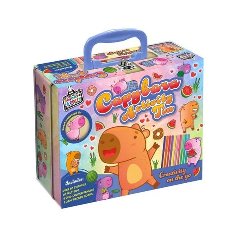 现货 锡制活动盒：水豚Tin Activity Cases Capybara 上海外文 [9781836532347]