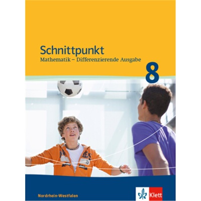 预订【德语】 Schnittpunkt Mathematik 8. Differenzierende Ausgabe Nordrhein-Westfale[9783127424850]