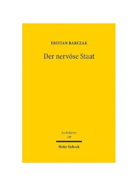 预订【德语】Der nerv?se Staat:Ausnahmezustand und Resilienz des Rechts in der Sicherheitsgesellschaft. Habilitationsschr