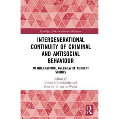 【按需印刷】 Intergenerational Continuity of Criminal and An