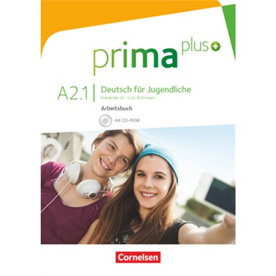 预订【德语】 Prima plus - Deutsch für Jugendliche - Allgemeine Ausgabe - A2: Band 1[9783061206444]