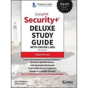 预订CompTIA Security+ Deluxe Study Guide w Online Lab - Exam SY0-601 5e