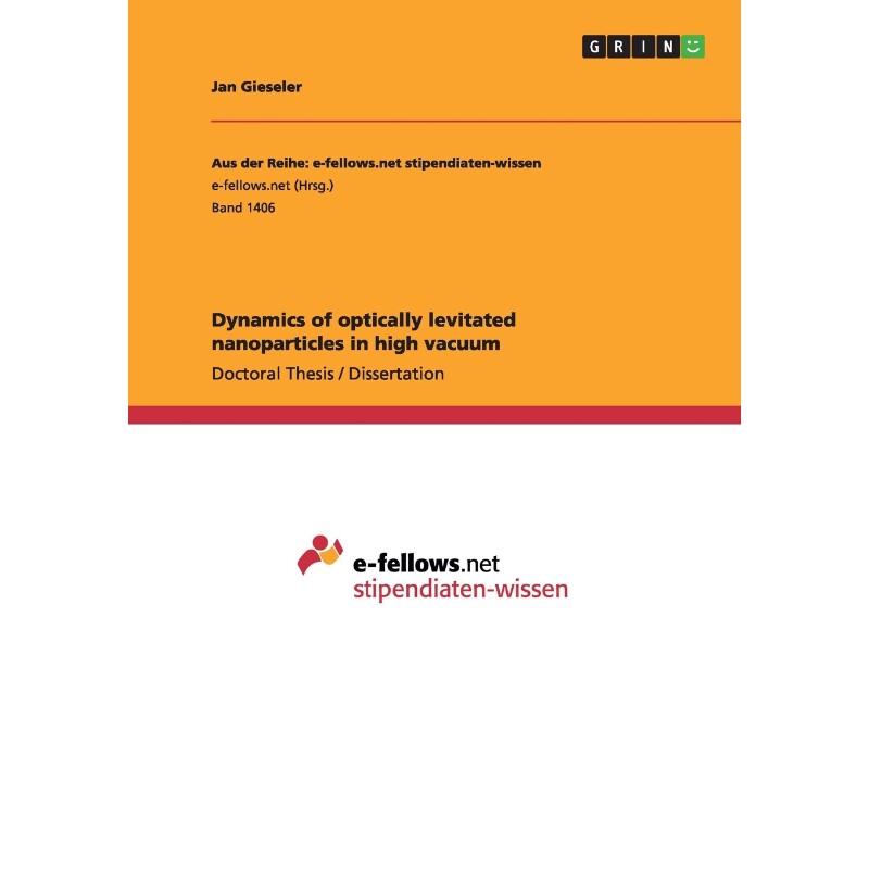 按需印刷不退不换Dynamics of optically levitated nanoparticles in high vacuum[9783656973614]