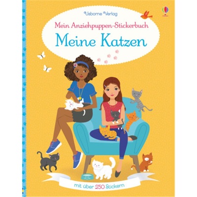 预订【德语】 Mein Anziehpuppen-Stickerbuch: Meine Katzen[9781789410938]