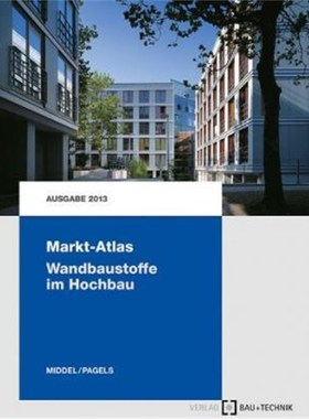 预订【德语】 Markt-Atlas Wandbaustoffe im Hochbau:Ausgabe 2013
