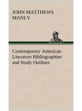 按需印刷不退不换Contemporary American Literature Bibliographies and Study Outlines[9783849163235]