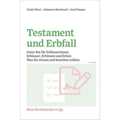 预订【德语】Testament und Erbfall[9783423512527]