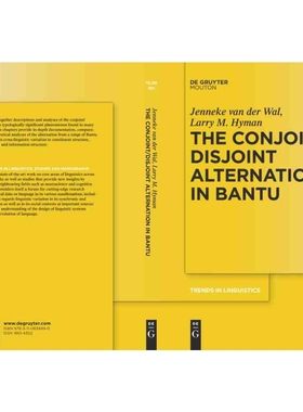 按需印刷DGYT The Conjoint Disjoint Alternation in Bantu[9783110634990]