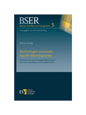 预订【德语】Rechtsfragen saisonaler Aquifer-W?rmespeicher:Hemmnisse und L?sungsm?glichkeiten aus Sicht des Berg- und Umw