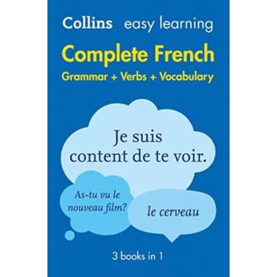 预订Easy Learning French Complete Grammar, Verbs and Vocabulary (3 books in 1):Trusted Support for Learning