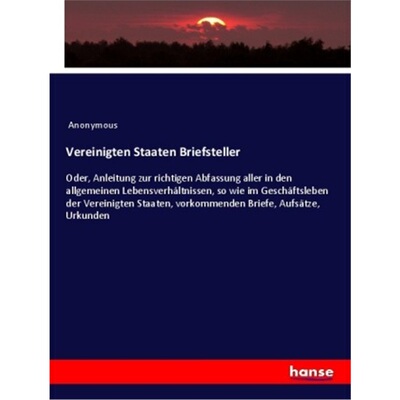 预订【德语】Vereinigten Staaten Briefsteller[9783337719227]