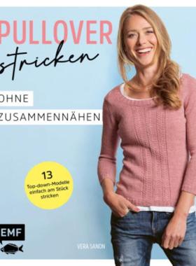 预订【德语】 Pullover stricken ohne Zusammennähen:13 Top-down-Modelle einfach am Stück