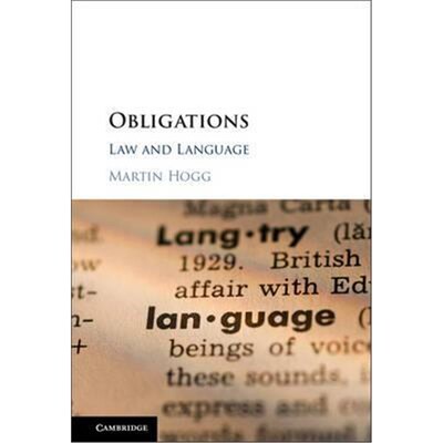 按需印刷不退不换Obligations:Law and Language[9781107087958]