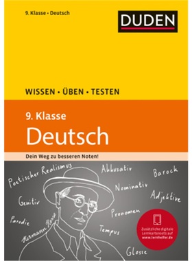 预订【德语】Duden Wissen - uben - Testen: Deutsch 9. Klasse[9783411724147]
