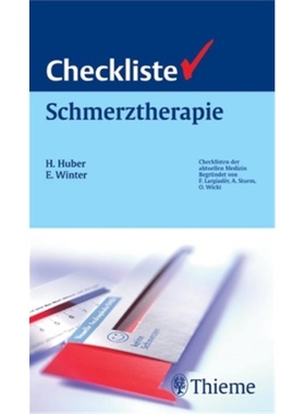 预订【德语】 Checkliste Schmerztherapie[9783131296719]