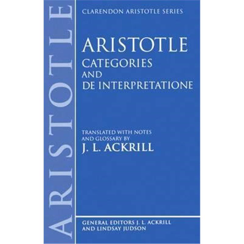 按需印刷不退不换Categories and De Interpretatione[9780198720867]
