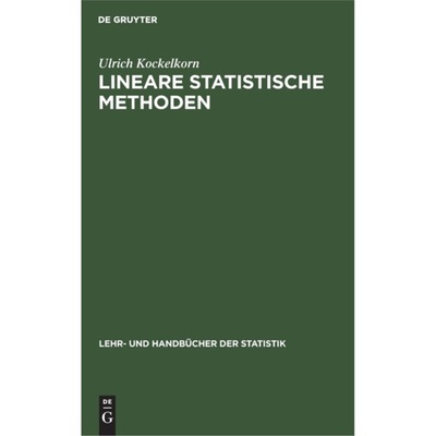 预订【德语】 Lineare statistische Methoden: