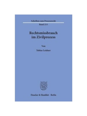 预订【德语】Rechtsmissbrauch im Zivilprozess.: