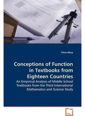按需印刷Conceptions of Function in Textbooks from Eighteen Countries[9783639131475]