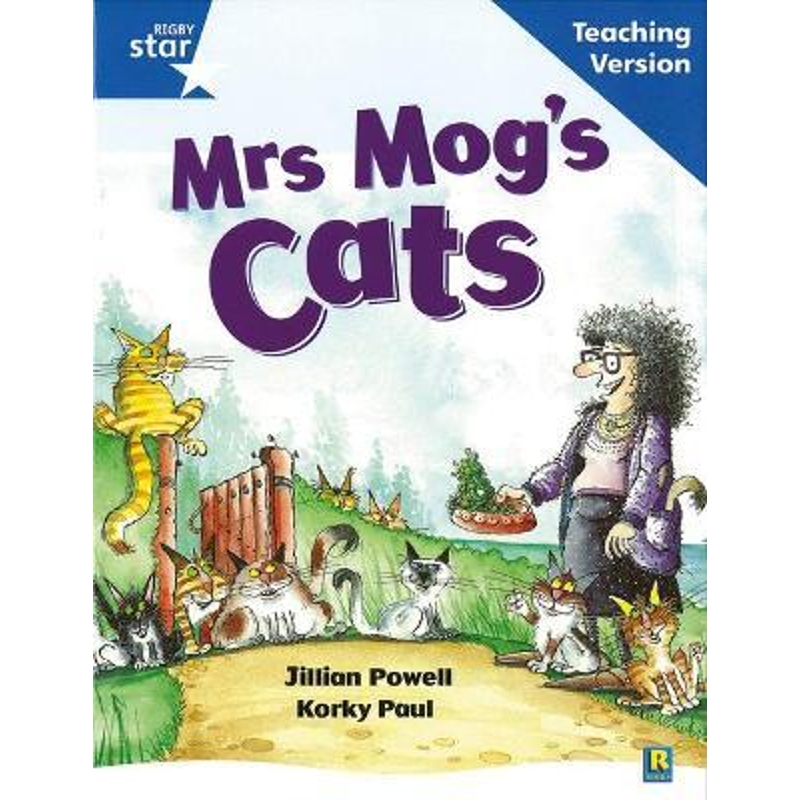 预订Rigby Star Guided Reading Blue Level: Mrs Mog's Cat Teaching Version 书籍/杂志/报纸 儿童读物原版书 原图主图
