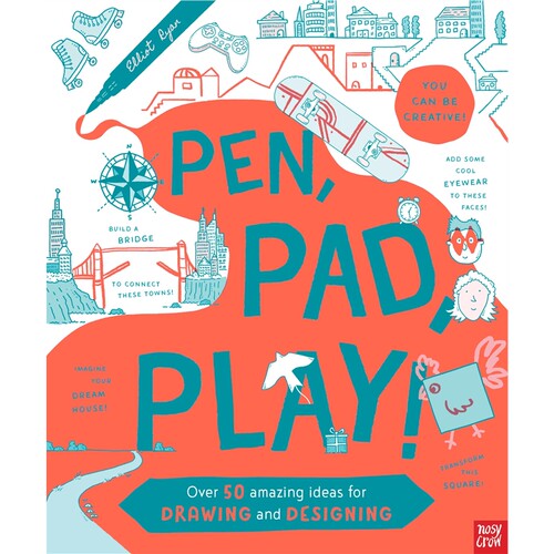 现货 笔、纸、玩！：50多个绘画与设计创意 Pen, Pad, Play!: Over 50 Amazing Ideas for Drawing and Designing 英文原版 上海外
