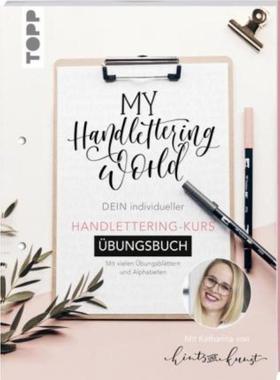 预订【德语】 My Handlettering World: Dein individueller Handlettering-Kurs - Übungsbuch:Mit viel