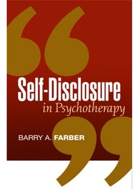 预订Self-Disclosure in Psychotherapy[9781593853235]