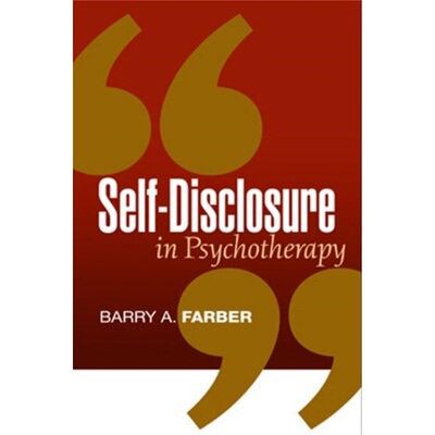 预订不退不换Self-Disclosure in Psychotherapy[9781593853235]