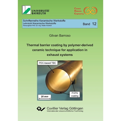 预订Thermal barrier coating by polymer-derived ceramic technique for application in exhaust systems (Ban