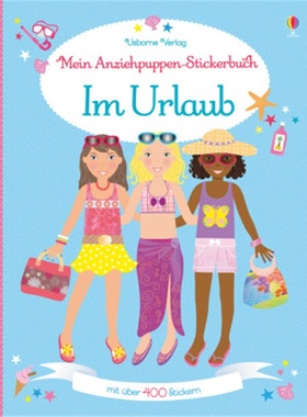 预订【德语】 Mein Anziehpuppen-Stickerbuch - Im Urlaub[9781782323631]