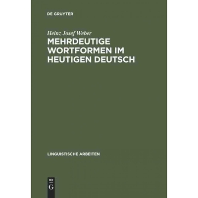 按需印刷DEG Mehrdeutige Wortformen im heutigen Deutsch[9783484102163]