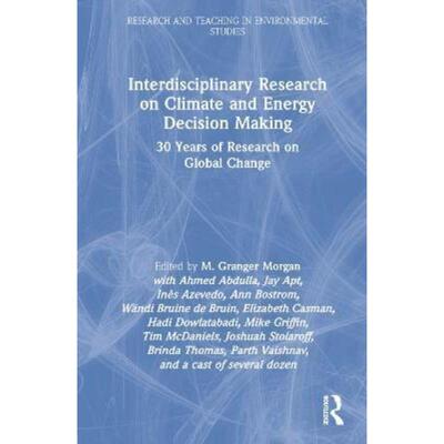 按需印刷TF Interdisciplinary Research on Climate and Energy Decision Making[9781032360980]