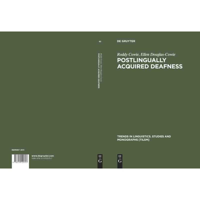 按需印刷不退不换DGYT Postlingually Acquired Deafness[9783110125757]