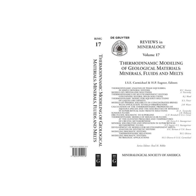 按需印刷DGYT Thermodynamic Modeling of Geologic Materials[9780939950218]
