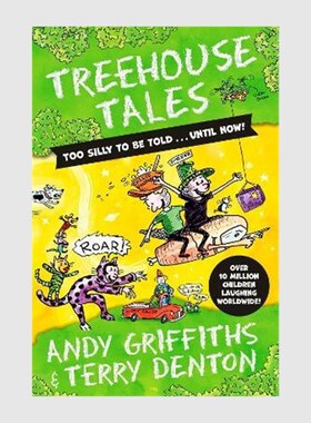 2022新 精装 英文原版 Treehouse Tales: too SILLY to be told ... UNTIL NOW! 小屁孩树屋 幽默爆笑漫画插图 儿童英语课外阅读