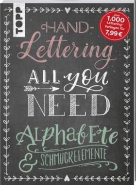 预订【德语】 Handlettering All you need:Die schönsten Alphabete und Schmuckelemente. Mit über 20